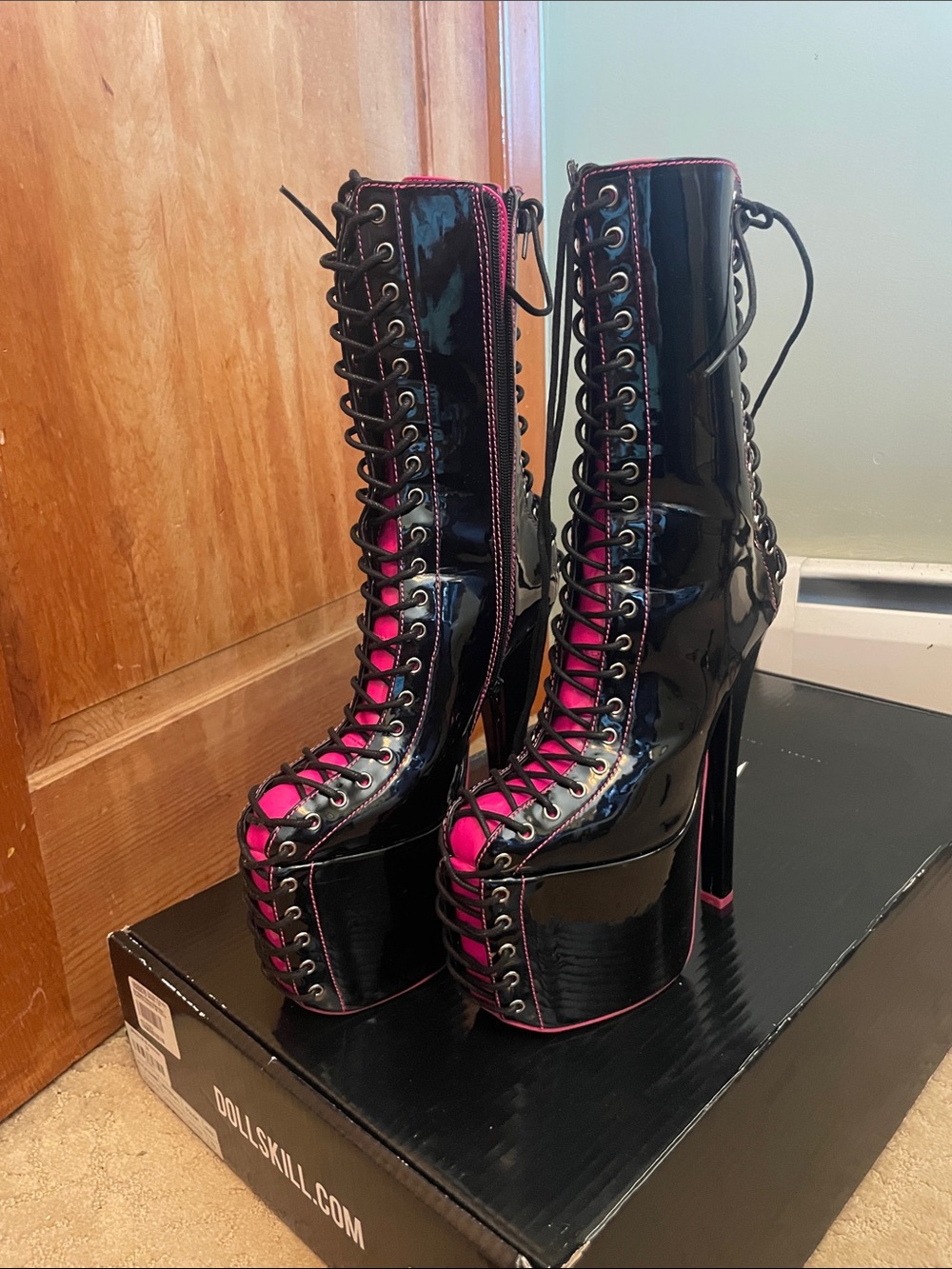 Dolls Kill Platform High Heel Booots